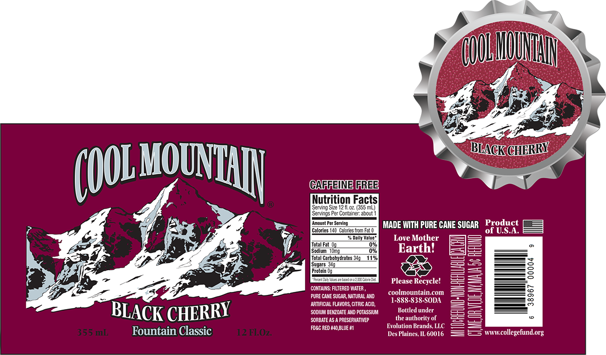 Buy Black Cherry Soda | Cool Mountain Soda